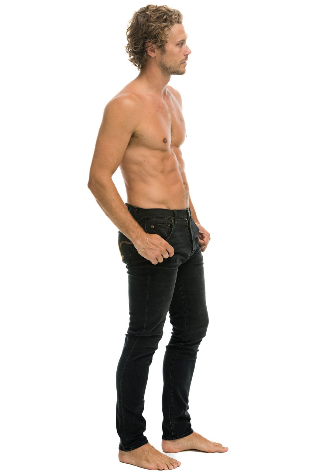 Classic MENS SLIM FIT SURFER DENIM JEAN - VINTAGE BLACK