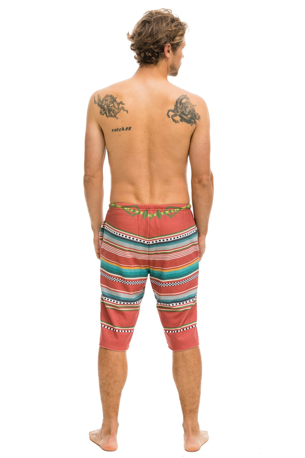 Classic MENS TULUM SWEATSHORTS - RED