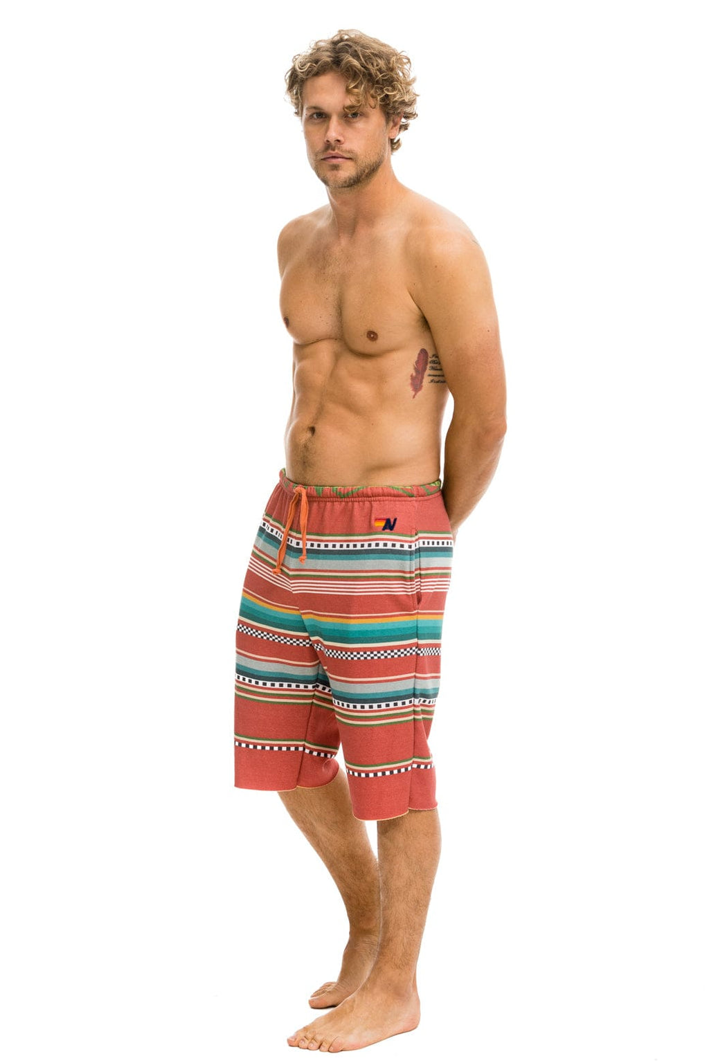 Classic MENS TULUM SWEATSHORTS - RED