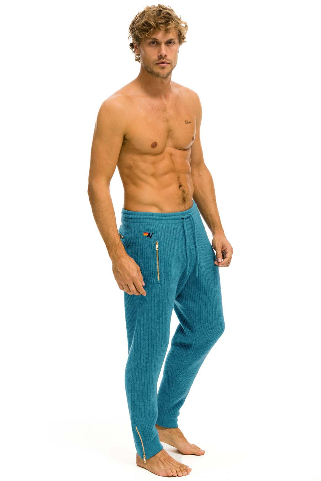 Classic MENS VINTAGE CABIN CASHMERE SWEATER PANT - COBALT