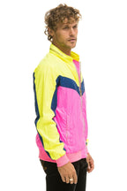 Classic MENS WINDBREAKER JACKET - NEON PINK