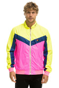 Classic MENS WINDBREAKER JACKET - NEON PINK