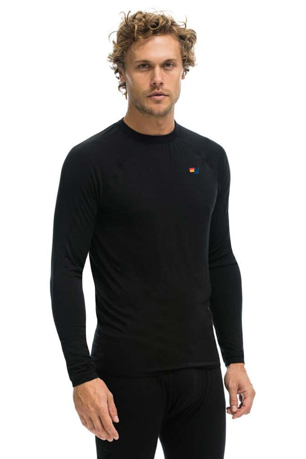 Classic MICRO MODAL BASE LAYER TOP - BLACK