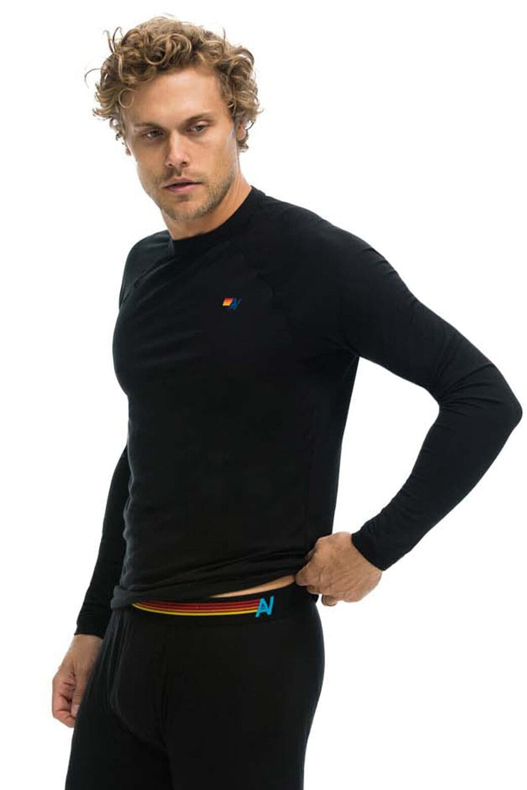 Classic MICRO MODAL BASE LAYER TOP - BLACK