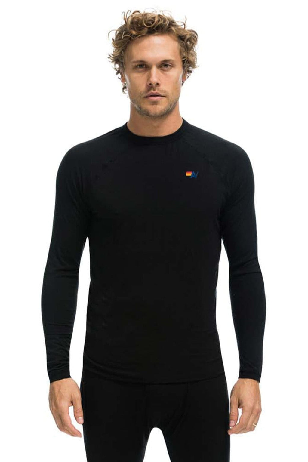 Classic MICRO MODAL BASE LAYER TOP - BLACK