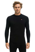 Classic MICRO MODAL BASE LAYER TOP - BLACK
