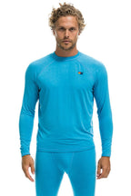 Classic MICRO MODAL BASE LAYER TOP - OCEAN