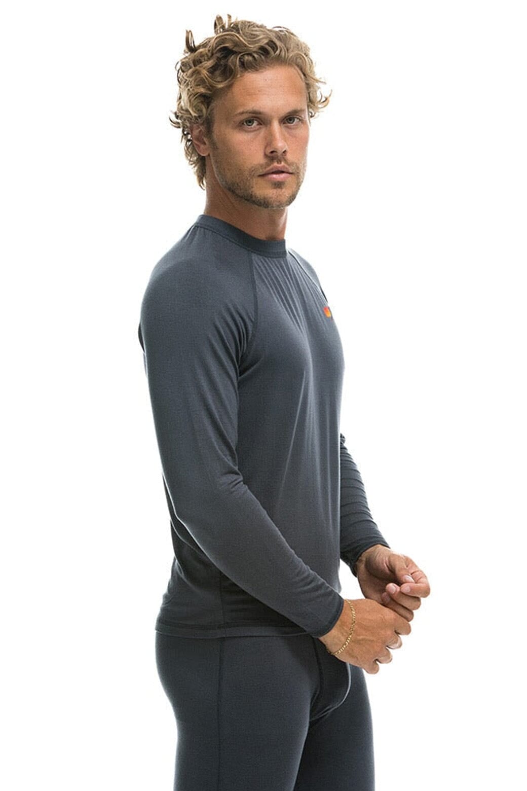Classic MICRO MODAL BASE LAYER TOP - TITANIUM