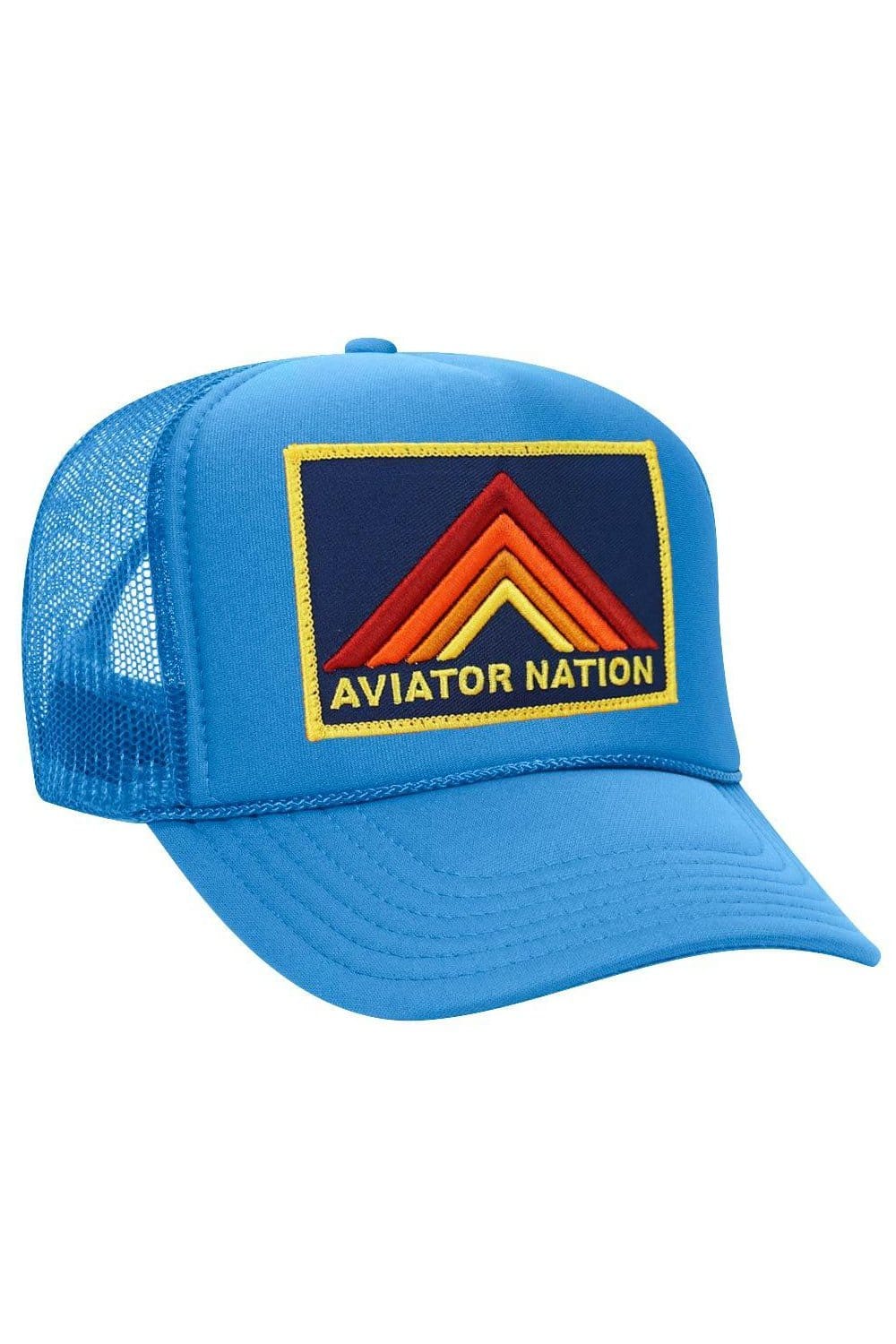 Classic MOUNTAIN STRIPE VINTAGE TRUCKER HAT