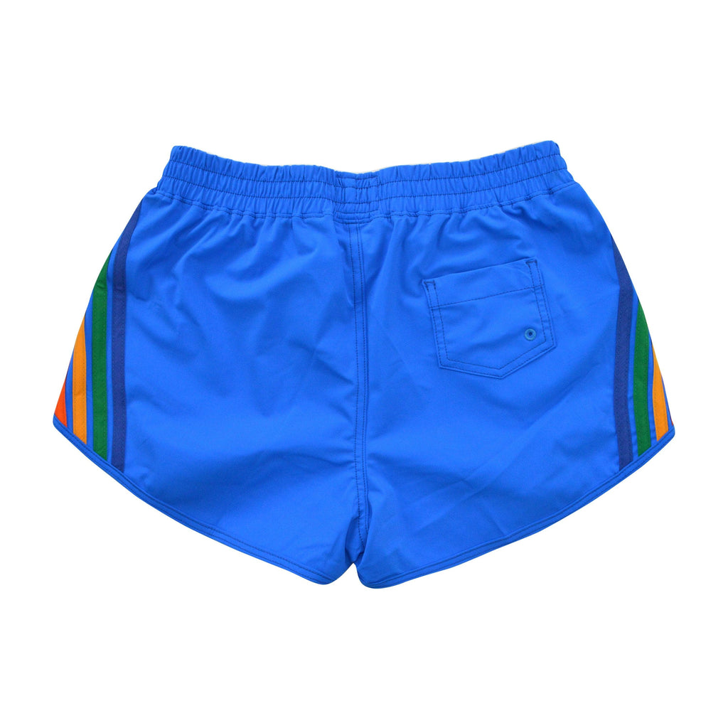 Classic WOMENS 5 STRIPE FLEX BOARD SHORTS - PARROT RAINBOW