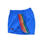 Classic WOMENS 5 STRIPE FLEX BOARD SHORTS - PARROT RAINBOW