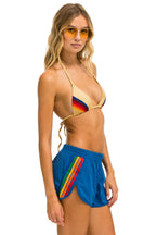 Classic WOMENS 5 STRIPE FLEX BOARD SHORTS - SEA RAINBOW