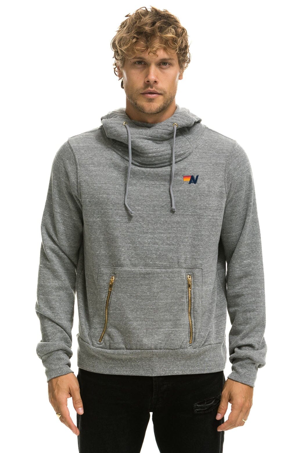 Classic NINJA PULLOVER HOODIE - HEATHER GREY