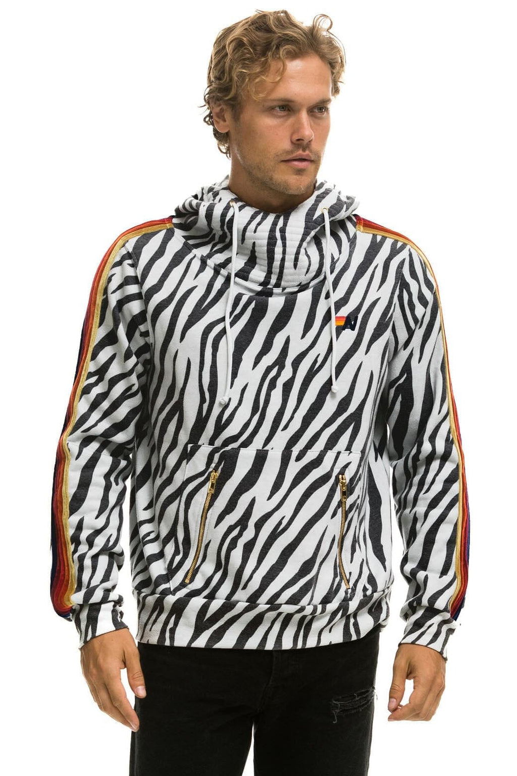 Classic NINJA PULLOVER HOODIE - ZEBRA