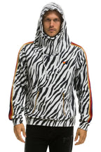 Classic NINJA PULLOVER HOODIE - ZEBRA