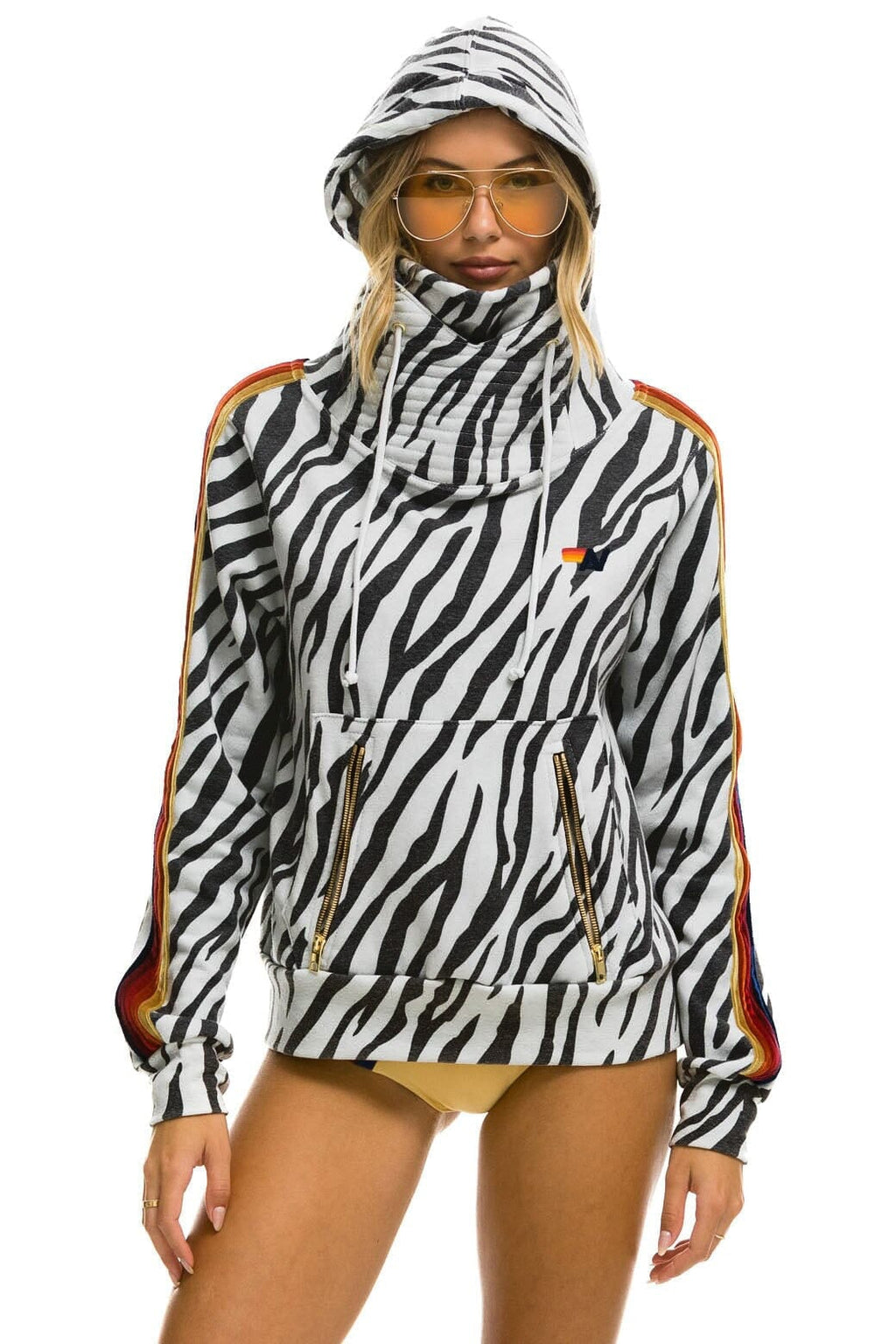 Classic NINJA PULLOVER HOODIE - ZEBRA