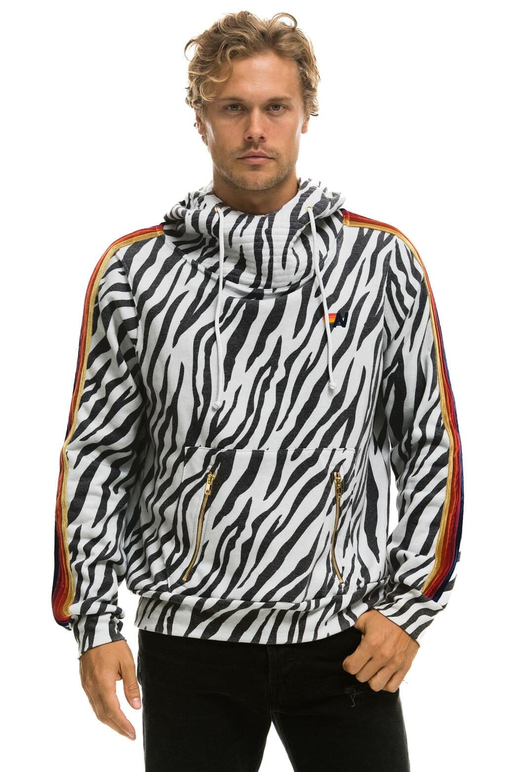 Classic NINJA PULLOVER HOODIE - ZEBRA