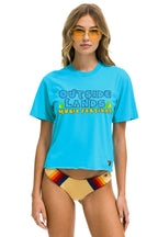 Classic OUTSIDE LANDS 2024 BOYFRIEND TEE - NEON BLUE