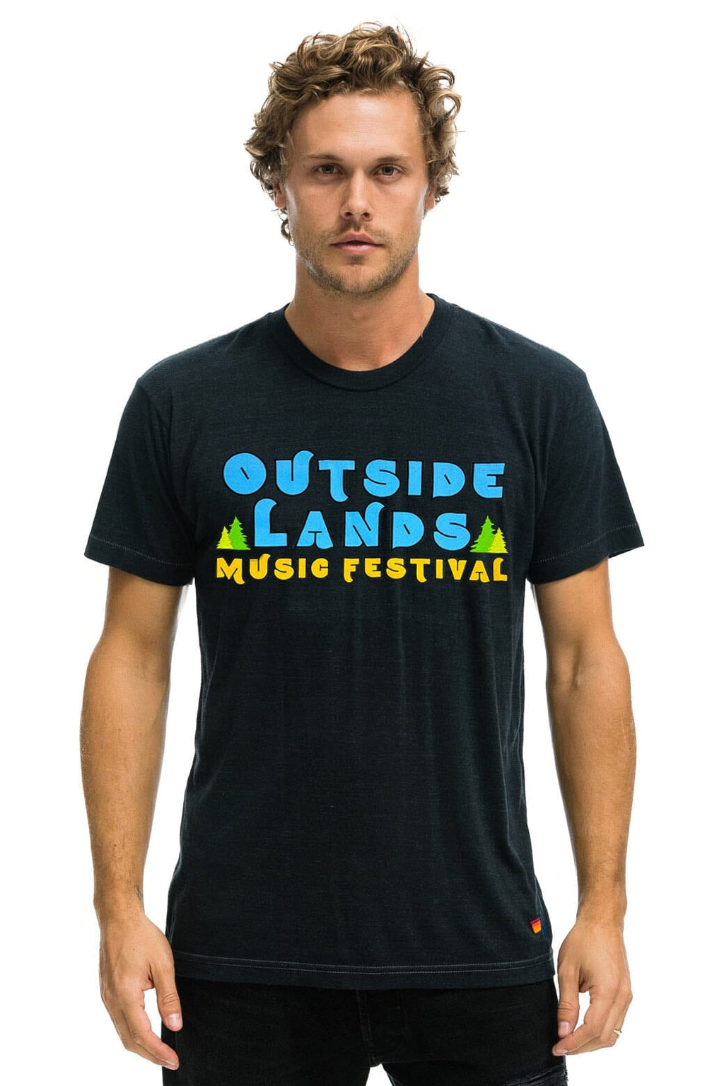 Classic OUTSIDE LANDS 2024 UNISEX CREW TEE - CHARCOAL