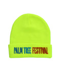 Classic PALM TREE FESTIVAL ASPEN 2023 BEANIE - NEON YELLOW