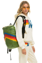 Classic PEAK PUFFER BACKPACK - GARDEN GREEN GLOSSY