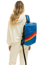 Classic PEAK PUFFER BACKPACK - SNORKEL BLUE GLOSSY