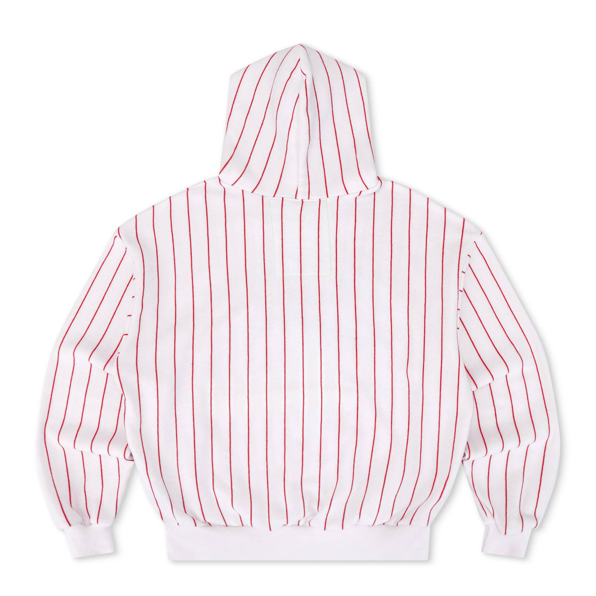 Classic PHILADELPHIA PHILLIES PINSTRIPE 2026 RELAXED PULLOVER HOODIE - WHITE RED