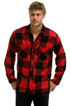 Classic PLAID FLANNEL LIGHT WEIGHT UNISEX WESTERN SHIRT - BUFFALO PLAID