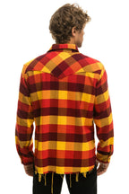 Classic PLAID FLANNEL LIGHT WEIGHT UNISEX WESTERN SHIRT - SURFY PLAID