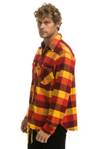 Classic PLAID FLANNEL LIGHT WEIGHT UNISEX WESTERN SHIRT - SURFY PLAID
