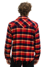 Classic PLAID FLANNEL WESTERN SHIRT - RUGBY PLAID