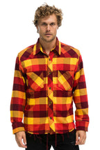 Classic PLAID FLANNEL WESTERN SHIRT - SURFY PLAID