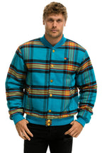 Classic PLAID UNISEX VARSITY JACKET - JACKSON PLAID