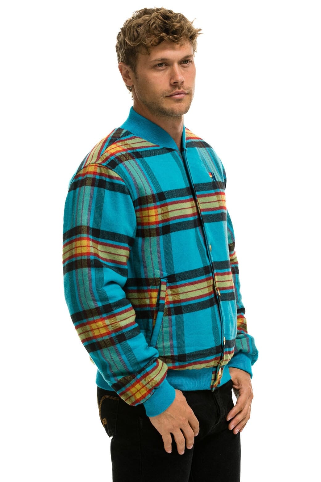 Classic PLAID UNISEX VARSITY JACKET - JACKSON PLAID