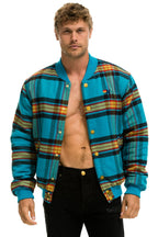 Classic PLAID UNISEX VARSITY JACKET - JACKSON PLAID