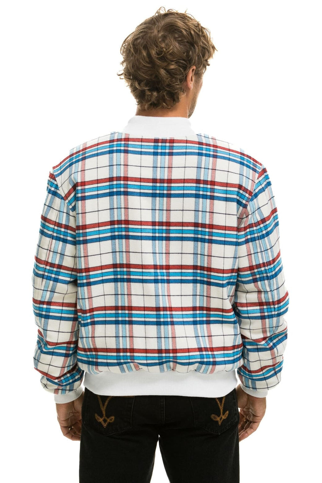 Classic PLAID UNISEX VARSITY JACKET - MONTAUK PLAID