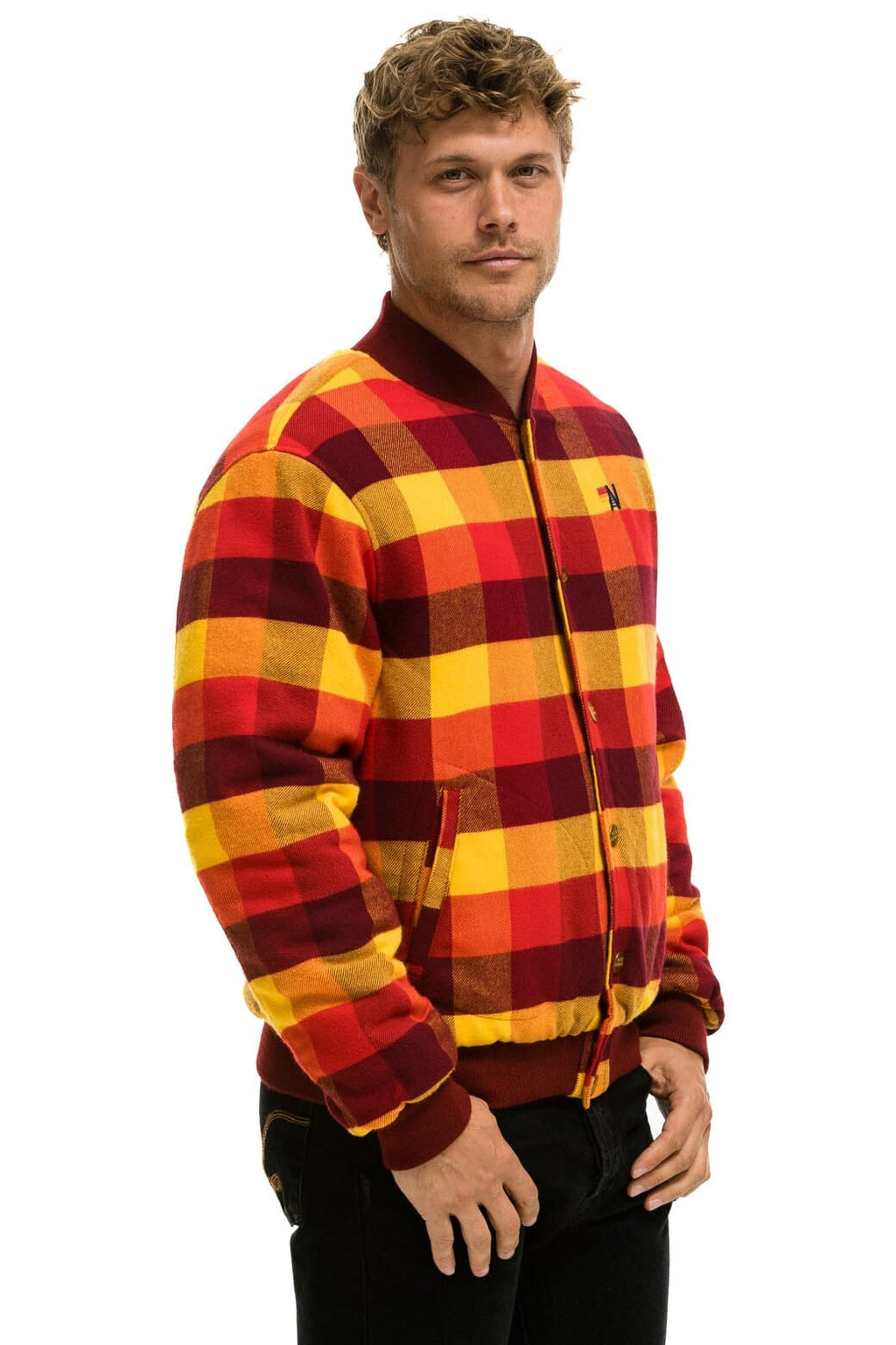 Classic PLAID UNISEX VARSITY JACKET - SURFY PLAID