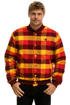 Classic PLAID UNISEX VARSITY JACKET - SURFY PLAID