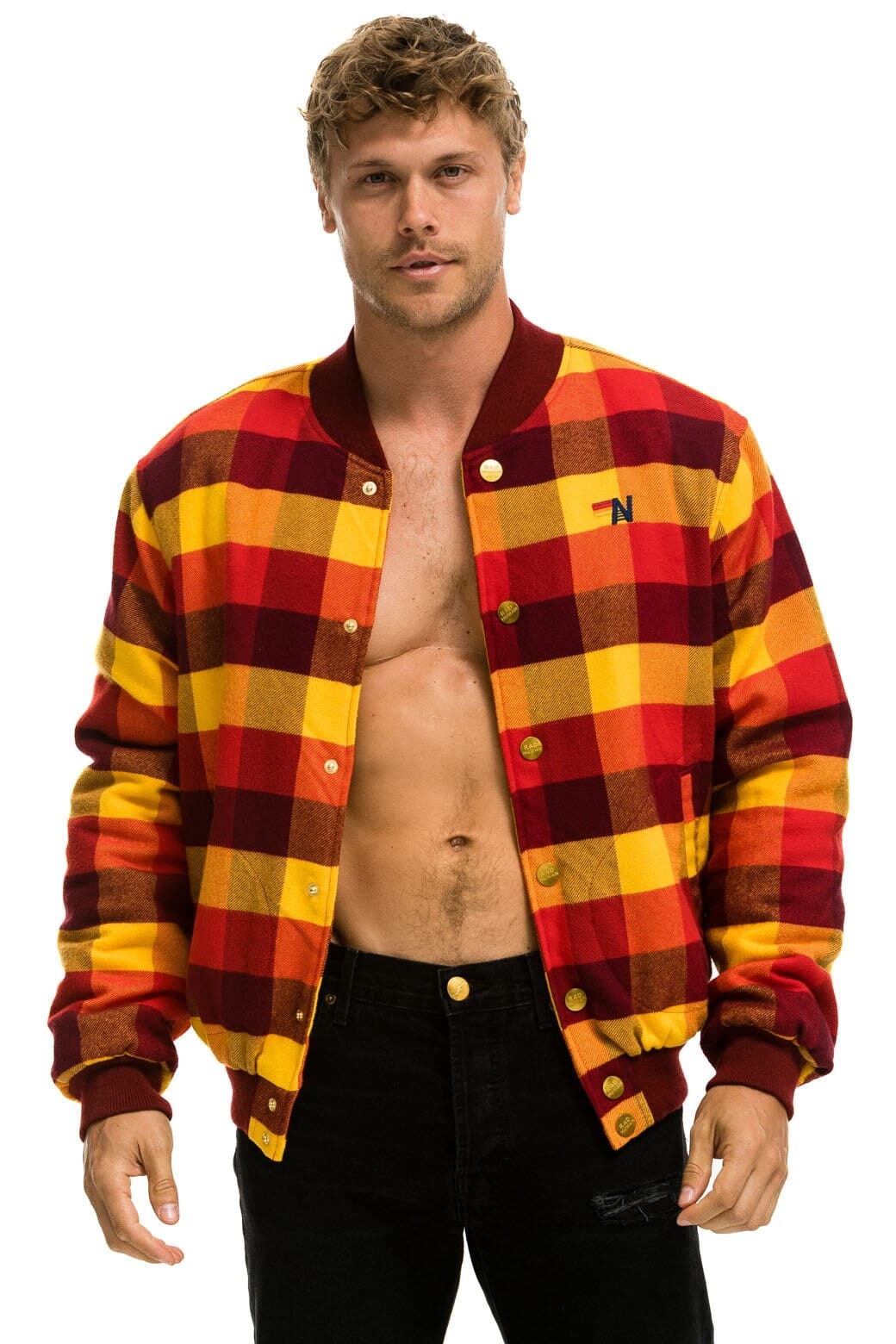 Classic PLAID UNISEX VARSITY JACKET - SURFY PLAID