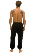 Classic QUILTED SWEATPANTS - BLACK