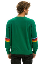 Classic RAINBOW STRIPE SLEEVE UNISEX CASHMERE LIGHT SWEATER - AMAZON