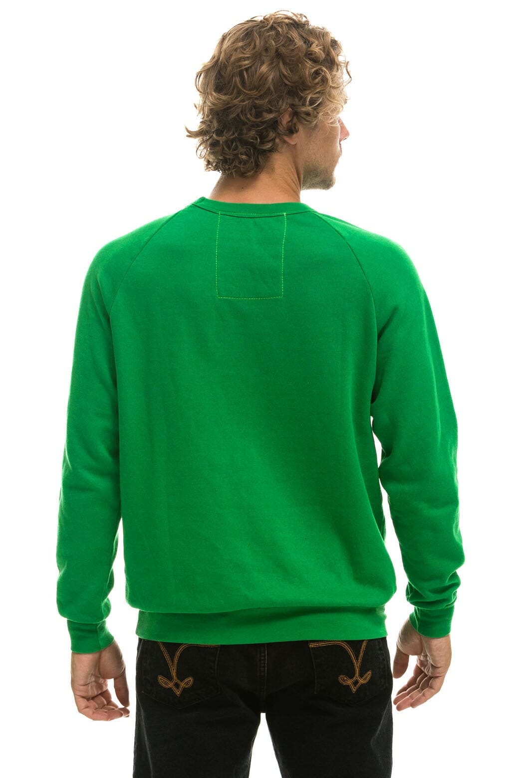 Classic RIDE LOGO CREW SWEATSHIRT - KELLY GREEN