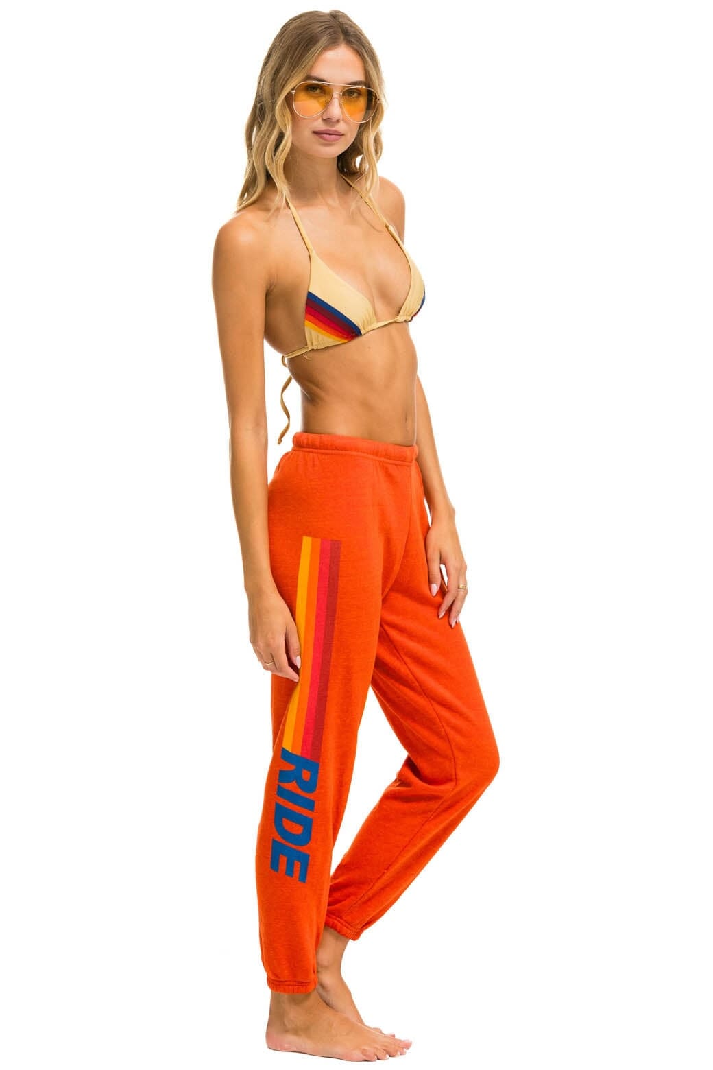 Classic RIDE LOGO SWEATPANTS - ORANGE