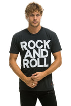 Classic ROCK AND ROLL TEE - CHARCOAL