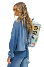 Classic VINTAGE PATCH DENIM PUFFER BACKPACK - SUPER LIGHT VINTAGE