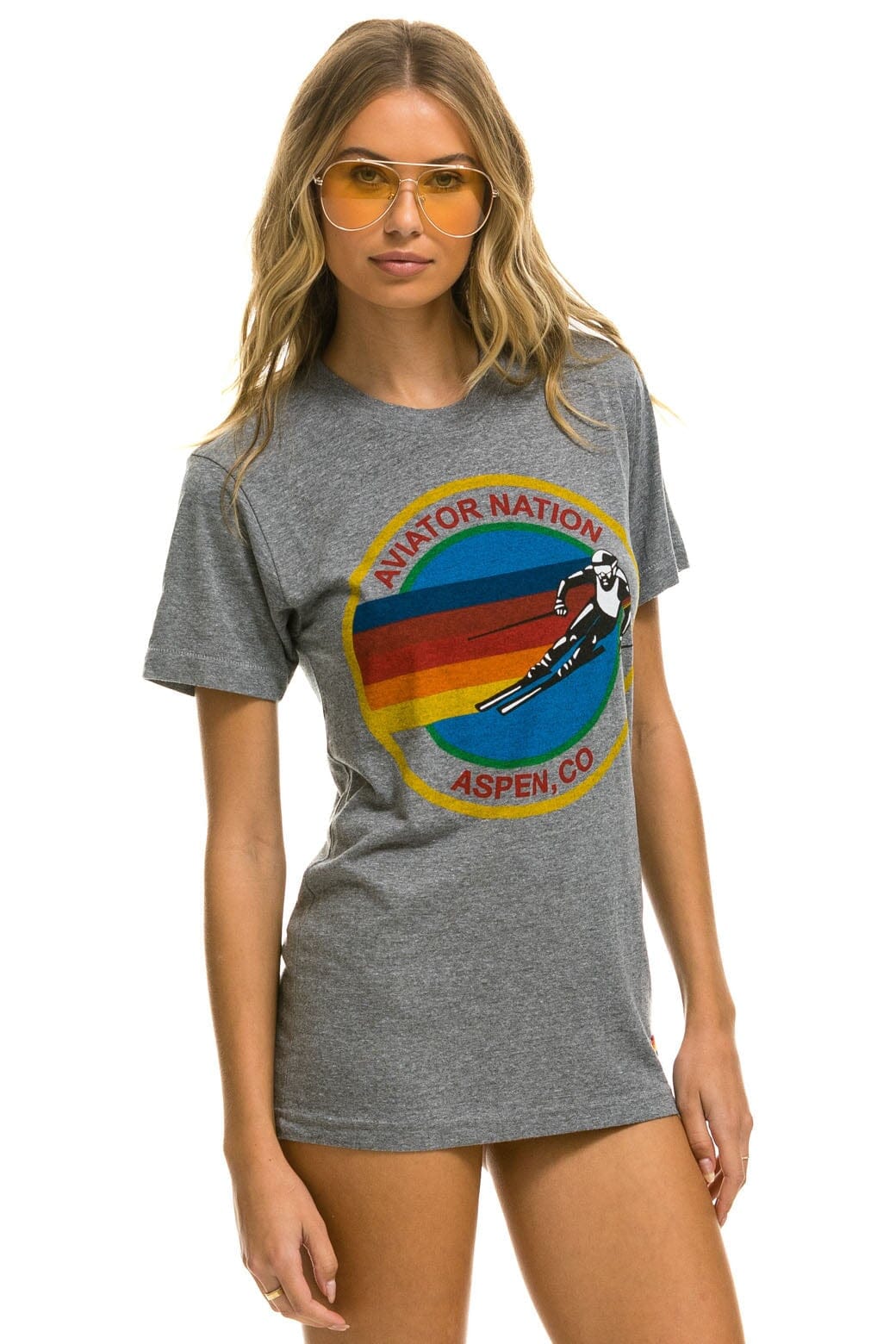 Classic SIGNATURE ASPEN TEE - HEATHER GREY