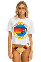 Classic SIGNATURE VENICE BOYFRIEND TEE - WHITE