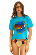 Classic SIGNATURE NORTH SHORE BOYFRIEND TEE - NEON BLUE