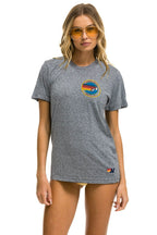 Classic SIGNATURE SMALL VENICE CIRCLE LOGO TEE - HEATHER GREY