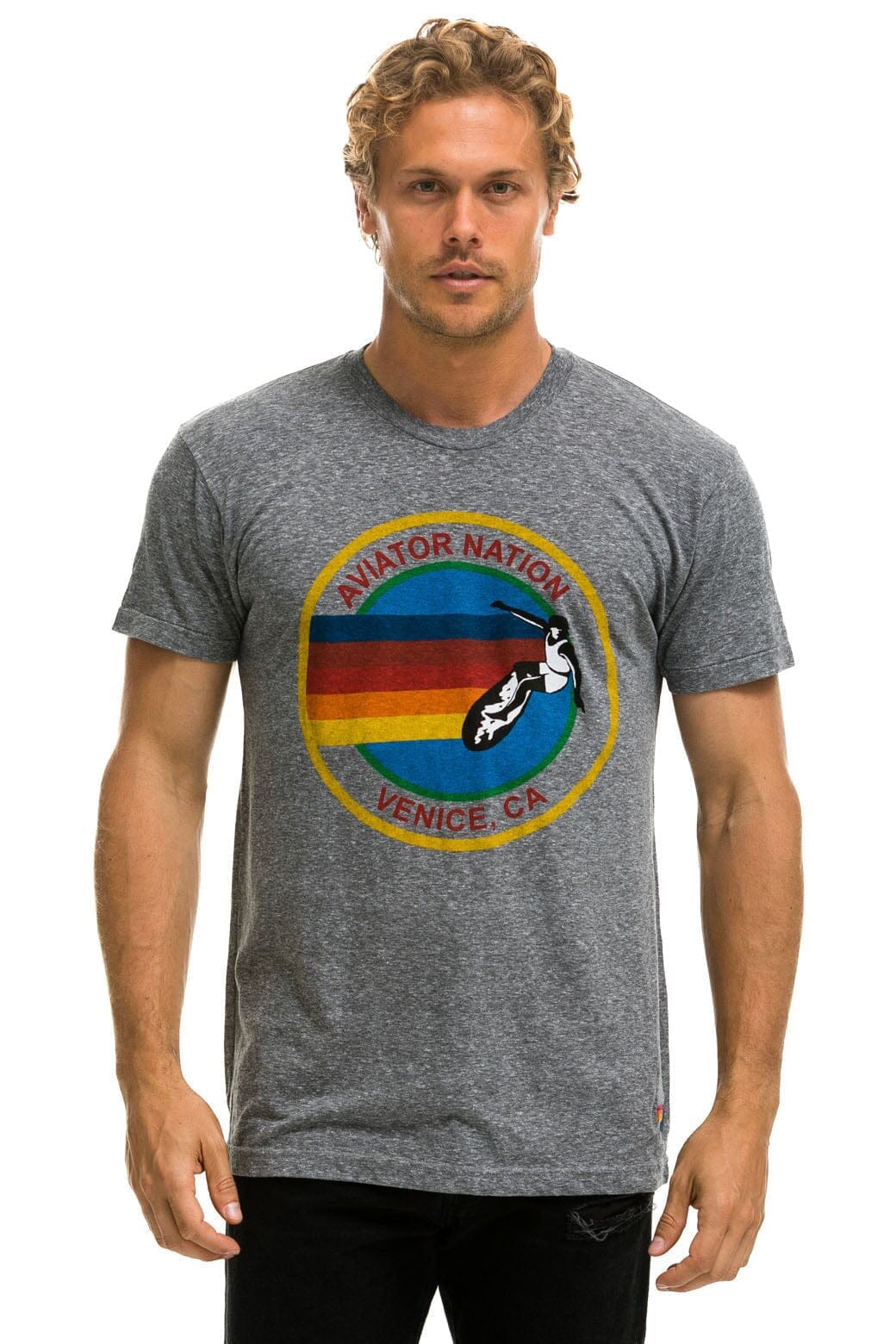 Classic SIGNATURE VENICE TEE - HEATHER GREY